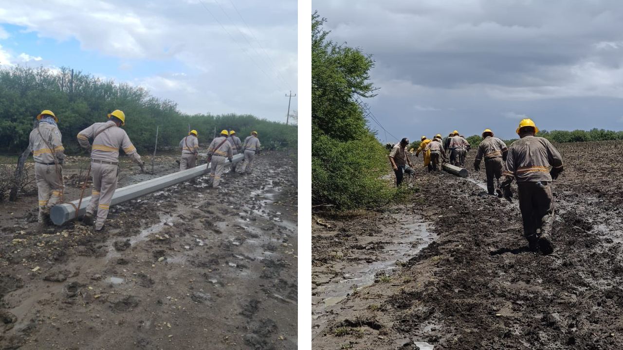 La CFE logró restablecer el suministro eléctrico a los usuarios afectados por el paso de la Tormenta tropical "Alberto".