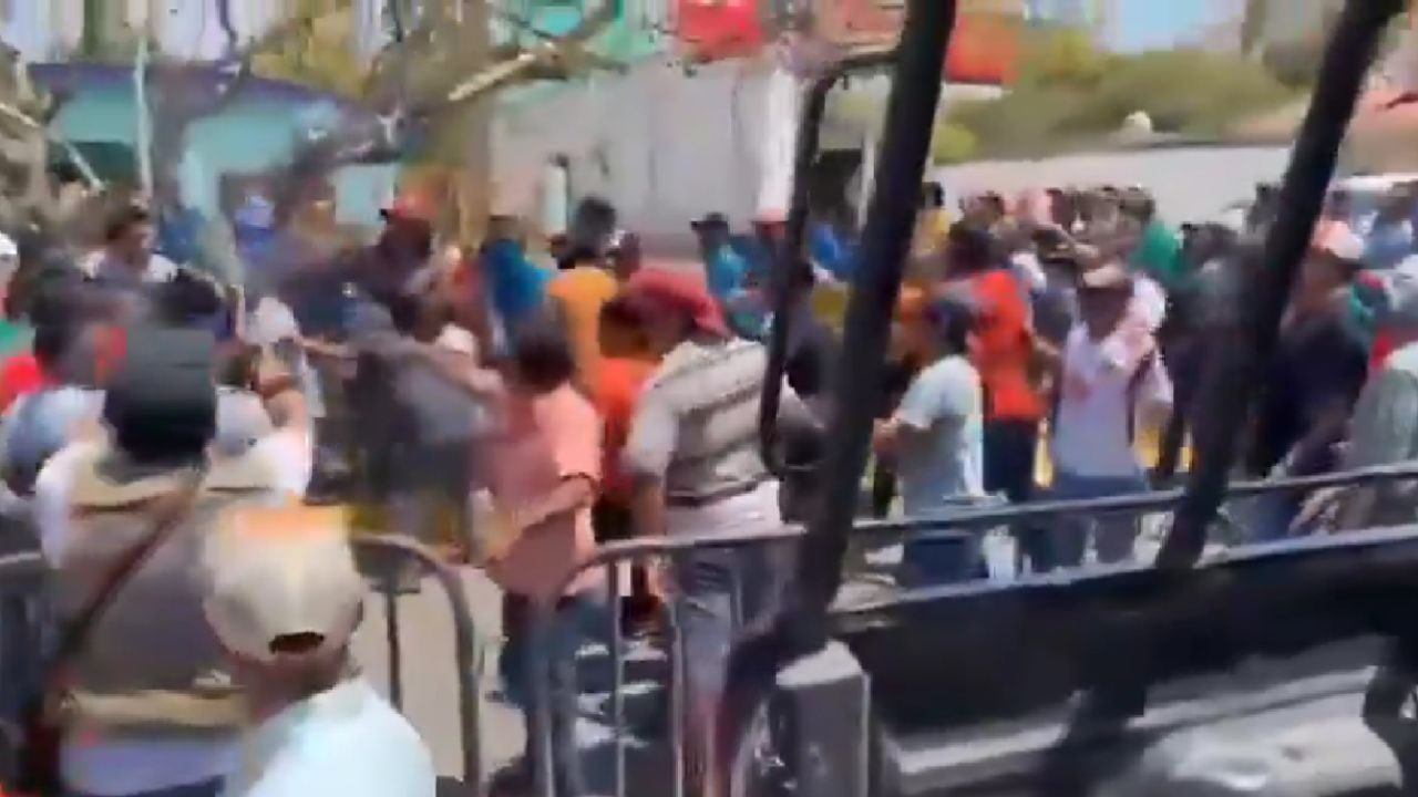 Se registra enfrentamiento entre simpatizantes del PRI y Morena en Campeche