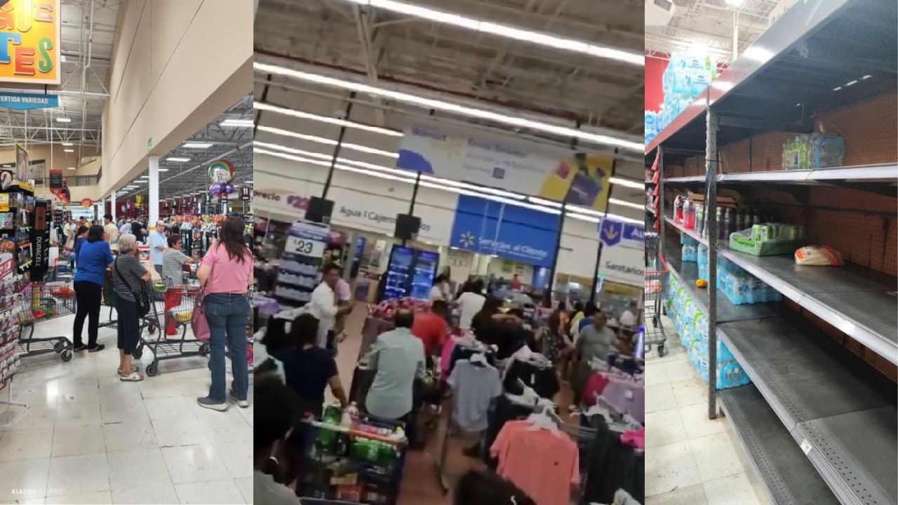 Ante posibles fuertes lluvias por Tormenta Tropical Alberto, regios hacen compras de pánico