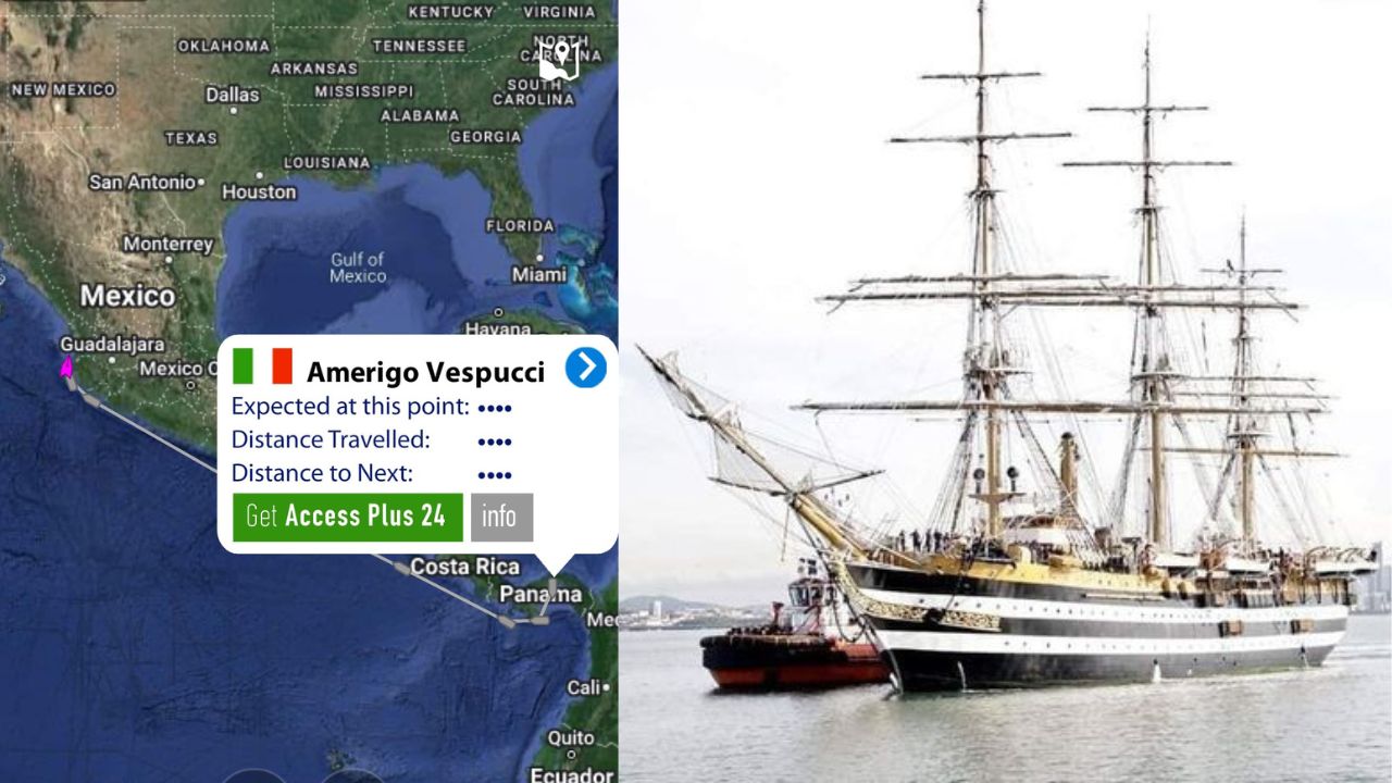 Navío Amerigo Vespucci arribará a Puerto Vallarta en próximo 28 de junio