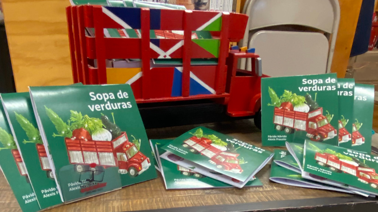 El proyecto editorial Semilla Corazón acaba de publicar "Sopa de verduras", la nueva novela del Pávido Návido y Alexis Frausto.