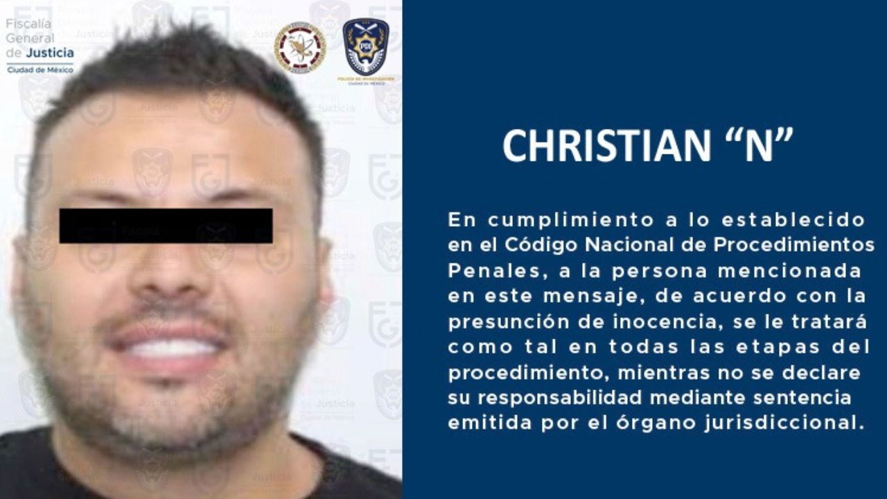 Detienen a Cristian Rogelio N, alias "Harry"