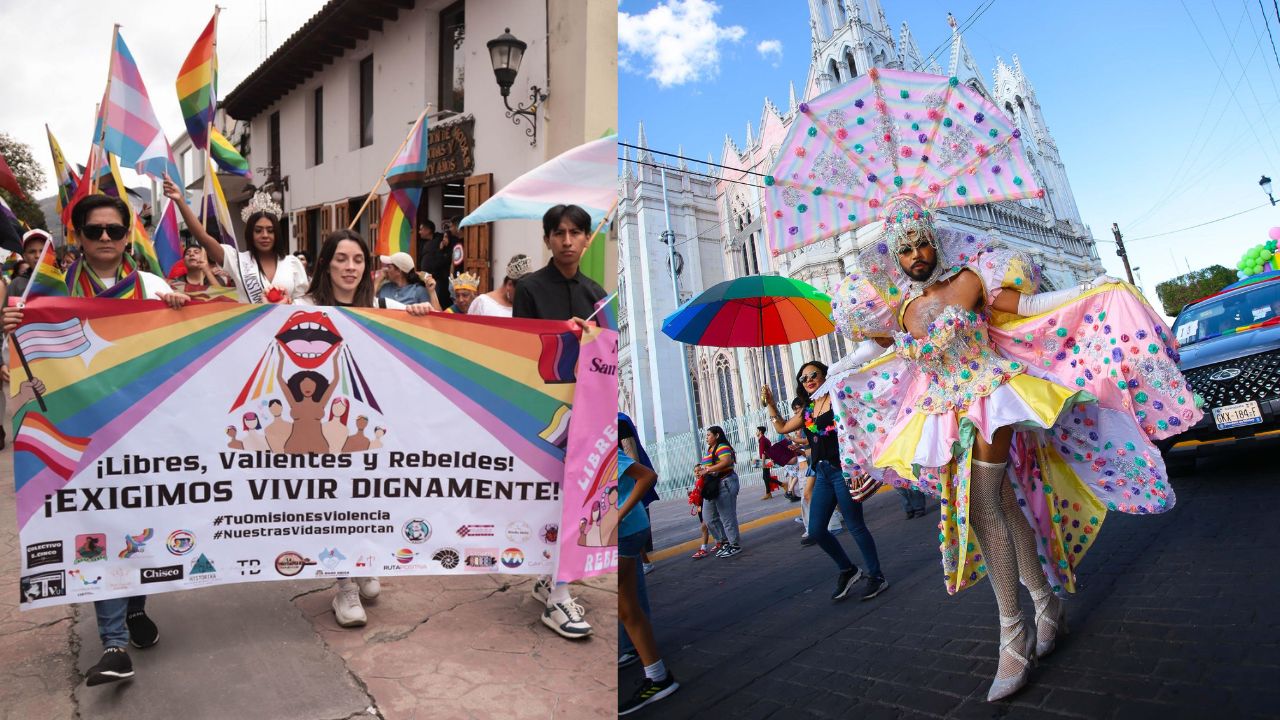 CONSTANTE. En todas las manifestaciones lo que predominó fue el color y la alegría.