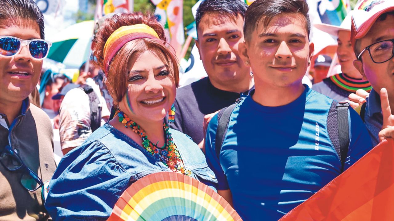 Compromiso. La próxima mandataria capitalina adelantó que ampliará los servicios de salud para la comunidad LGBT+.