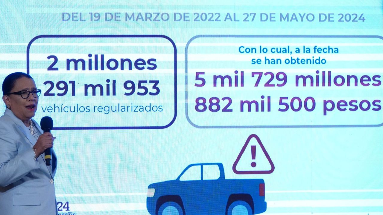 Secretaria de Secretaría de Seguridad y Protección Ciudadana reporta avances en regularización de autos chocolate