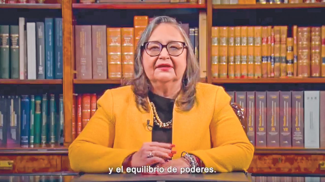 Postura. La ministra Piña aseguró que se defenderán los derechos laborales de los trabajadores del Poder Judicial.