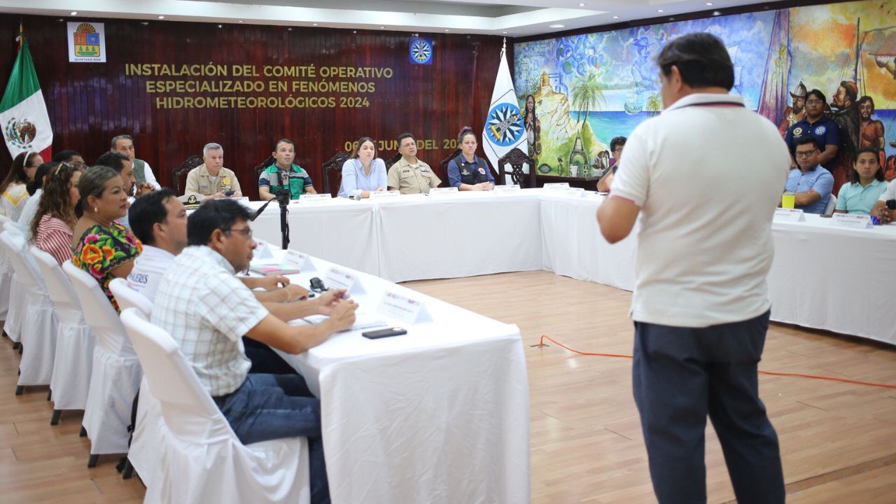 Se instala Comité para hacer frente a Temporada de Huracanes en Isla Mujeres