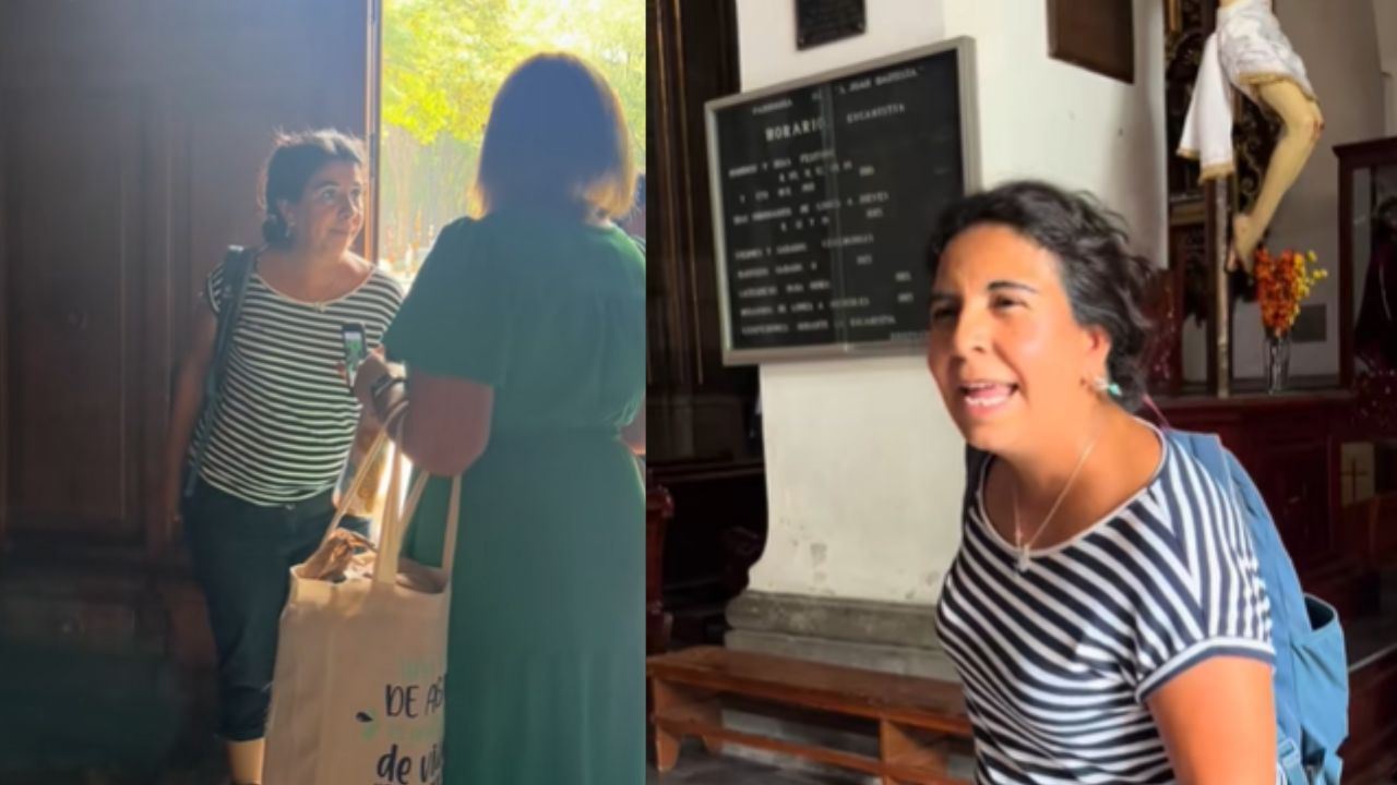 Feligresa carga contra turistas por su forma de vestir en una inglesa; señaló que incita a la sexualidad y es una “ofensa” a Dios