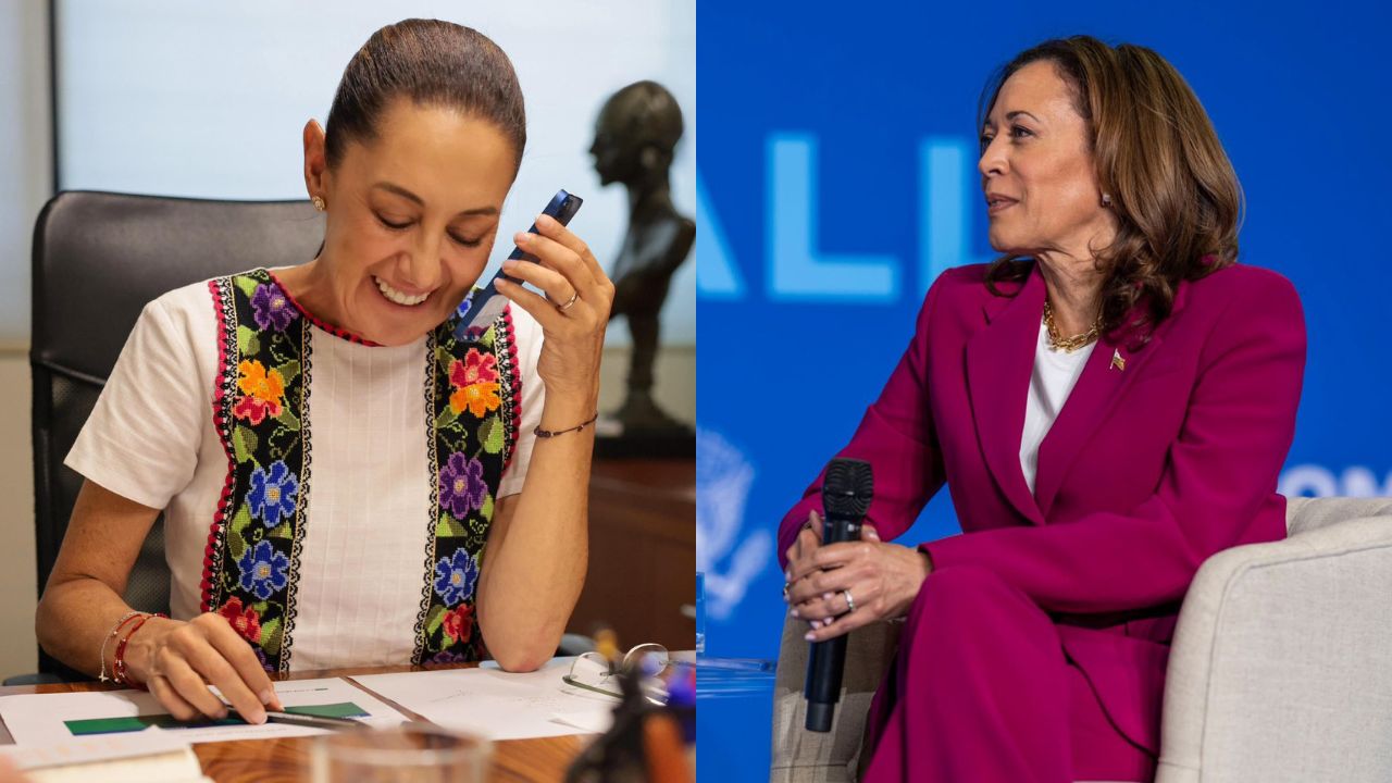 Sheinbaum sostuvo llamada con Kamala Harris