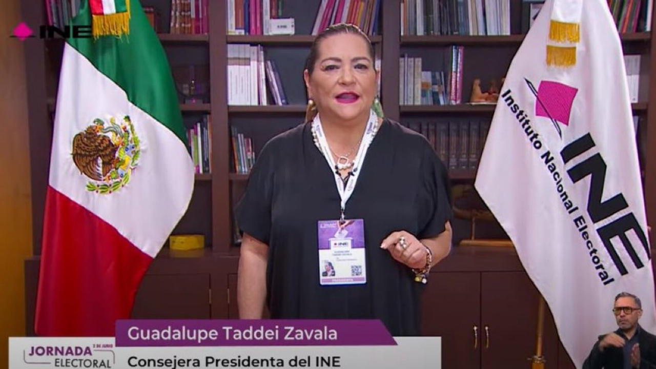 Mensaje de Guadalupe Taddei