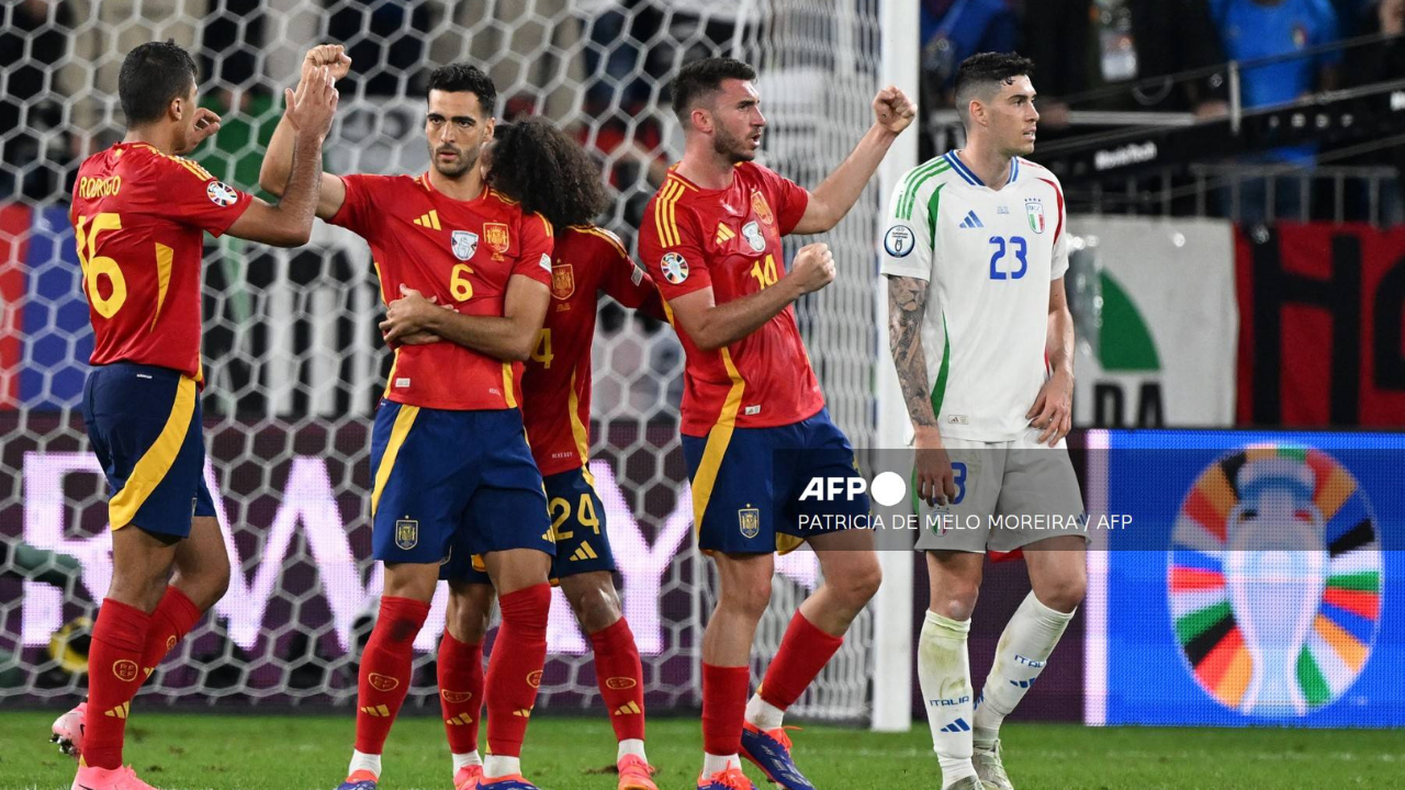 España derrota a Italia