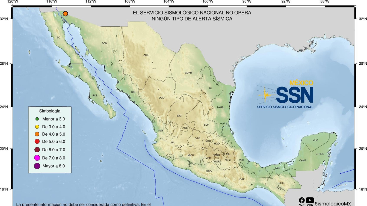 sismo en San Luis Colorado