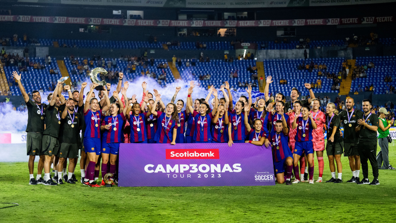 Barcelona femenil contra Chivas