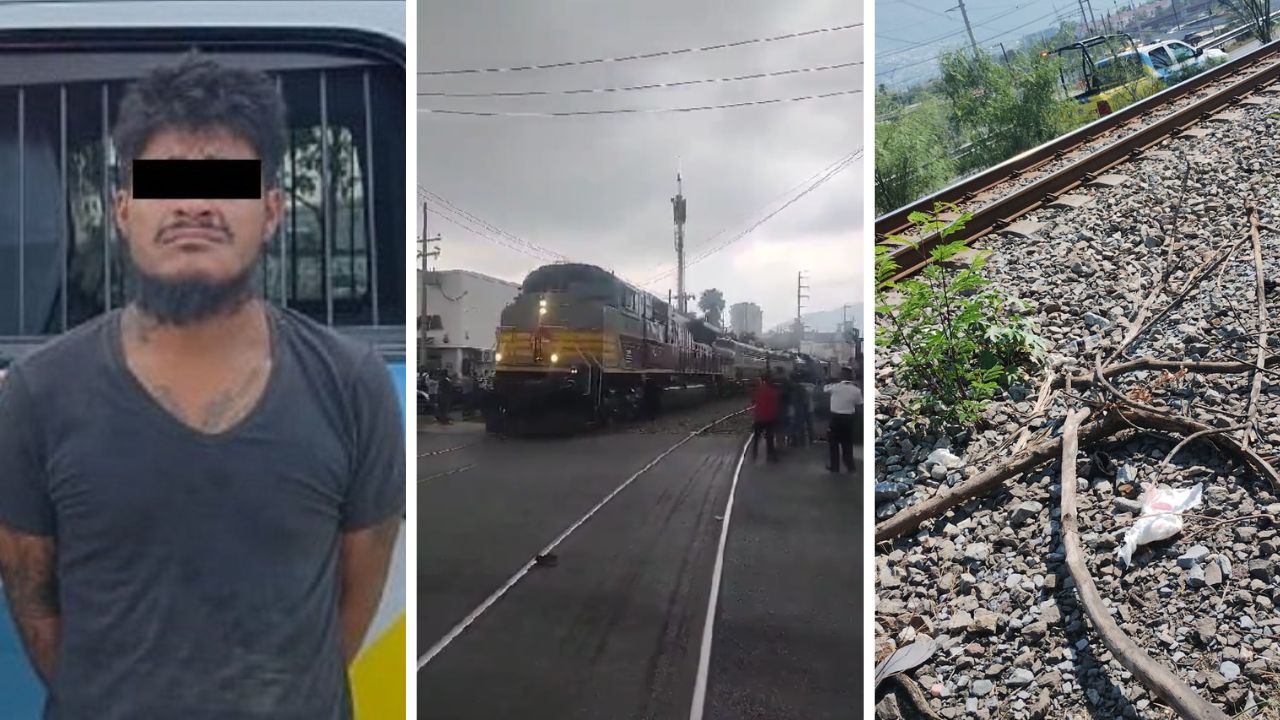 Cae sujeto que intentó descarrilar el tren La Emperatriz en Monterrey