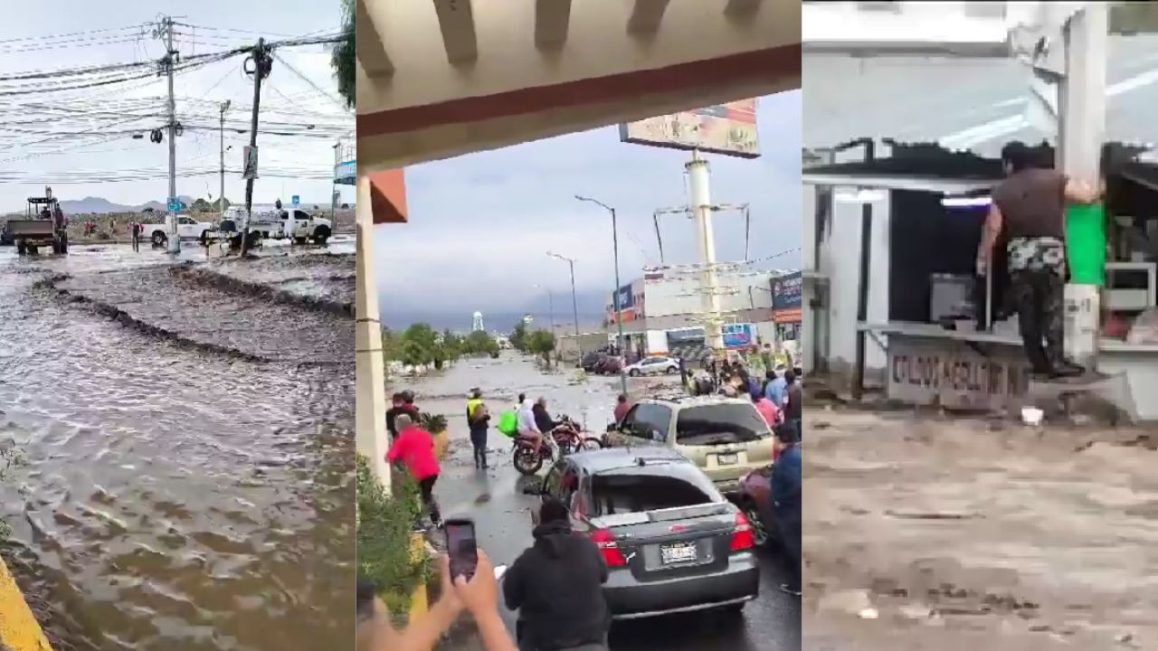 A través de redes sociales exhibieron video del reporte del desbordamiento del río San Martín en Chalco