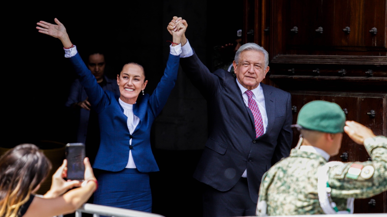 Claudia Sheinbaum y López Obrador se reúnen por primera vez tras elecciones