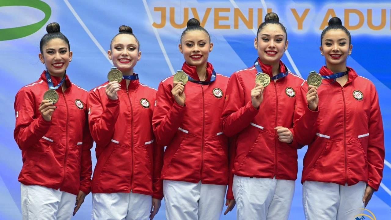 Un día después de coronarse campeonas en la final del All-Around dentro del Campeonato Panamericana de Gimnasia Rítmica celebrado en Guatemala