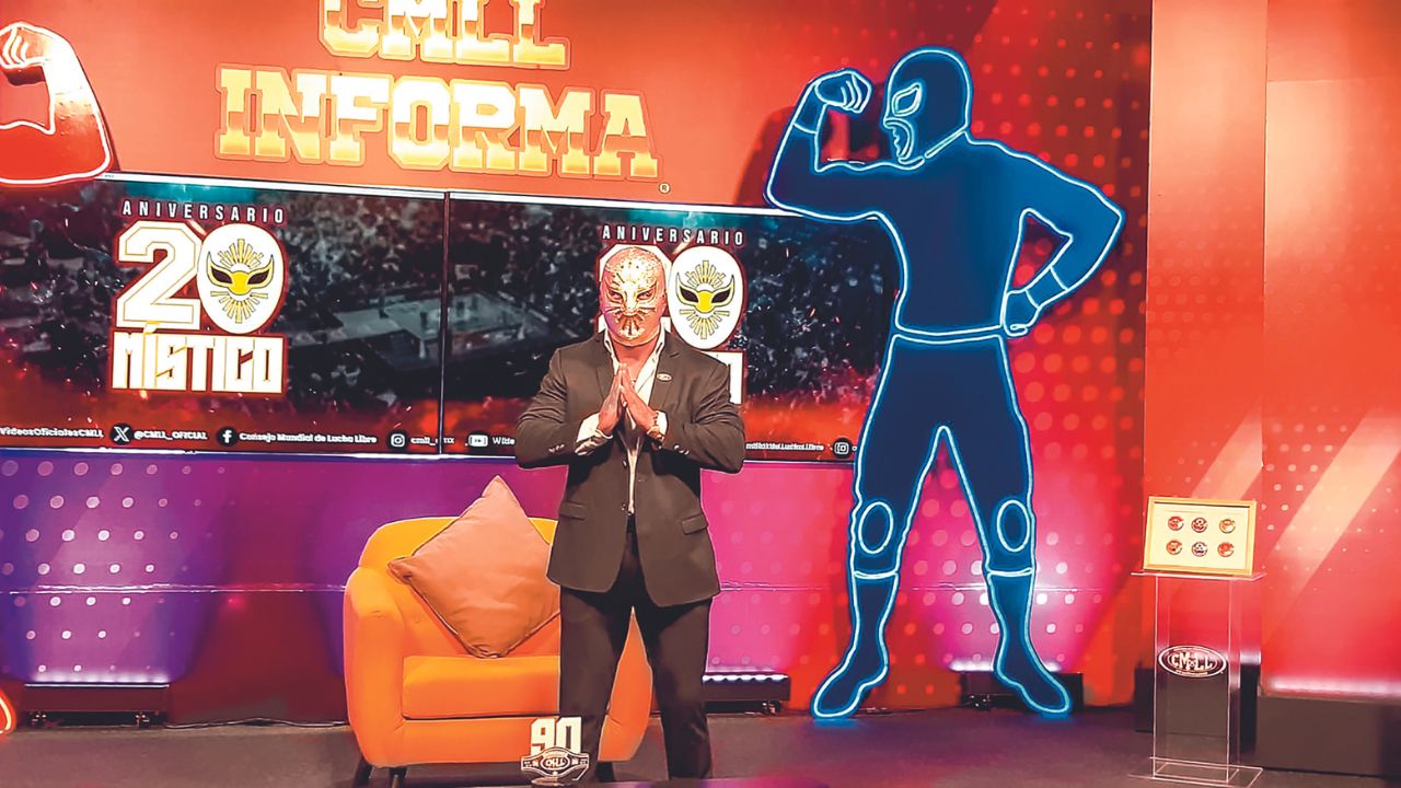 Místico afirma estar tan presente como cuando debutó con su personaje más trascendental en la lucha libre y se dice dispuesto a seguir con la suma de éxitos en el ring