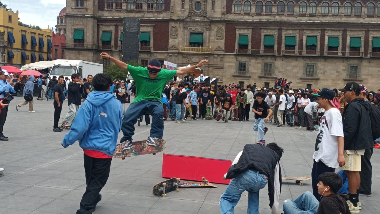 El instituto de la juventud organizó este viernes un evento para celebrar el día mundial del skate, el “Go skateboarding day CDMX”