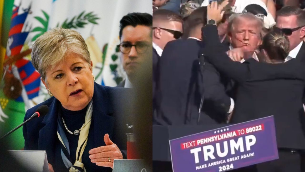 Alicia Bárcena condena ataque contra Trump, secunda a AMLO y a Sheinbaum