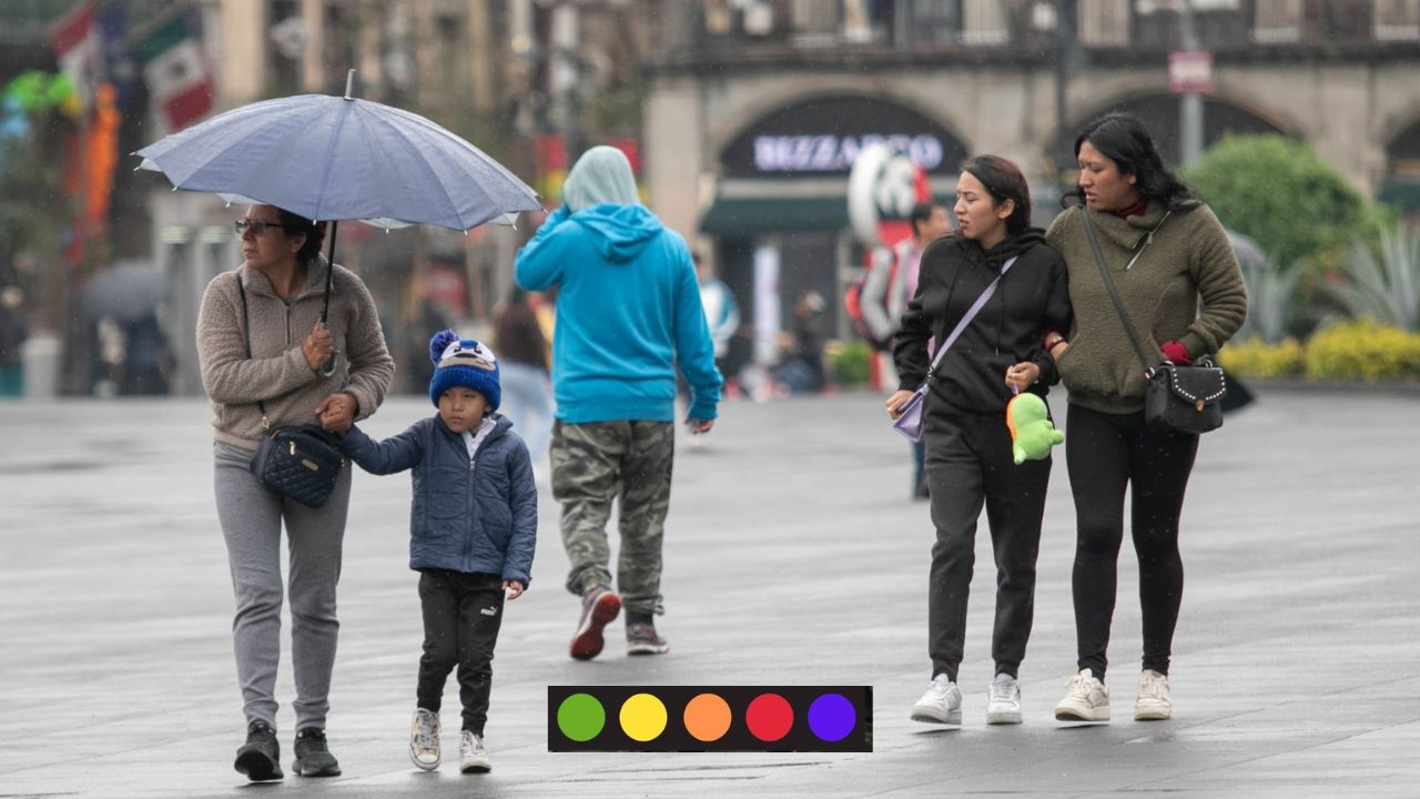 Conoce el Semáforo de Alerta por Lluvias en CDMX