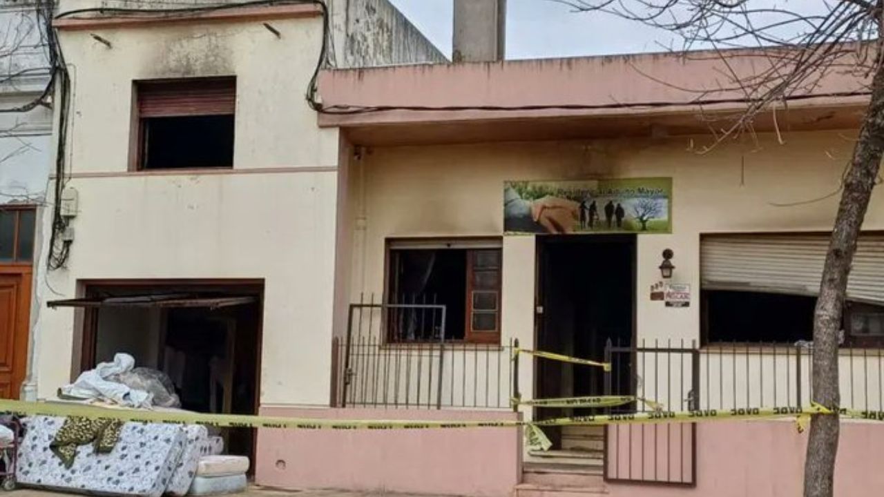 10 personas murieron en un incendio en un asilo para adultos mayores en Uruguay