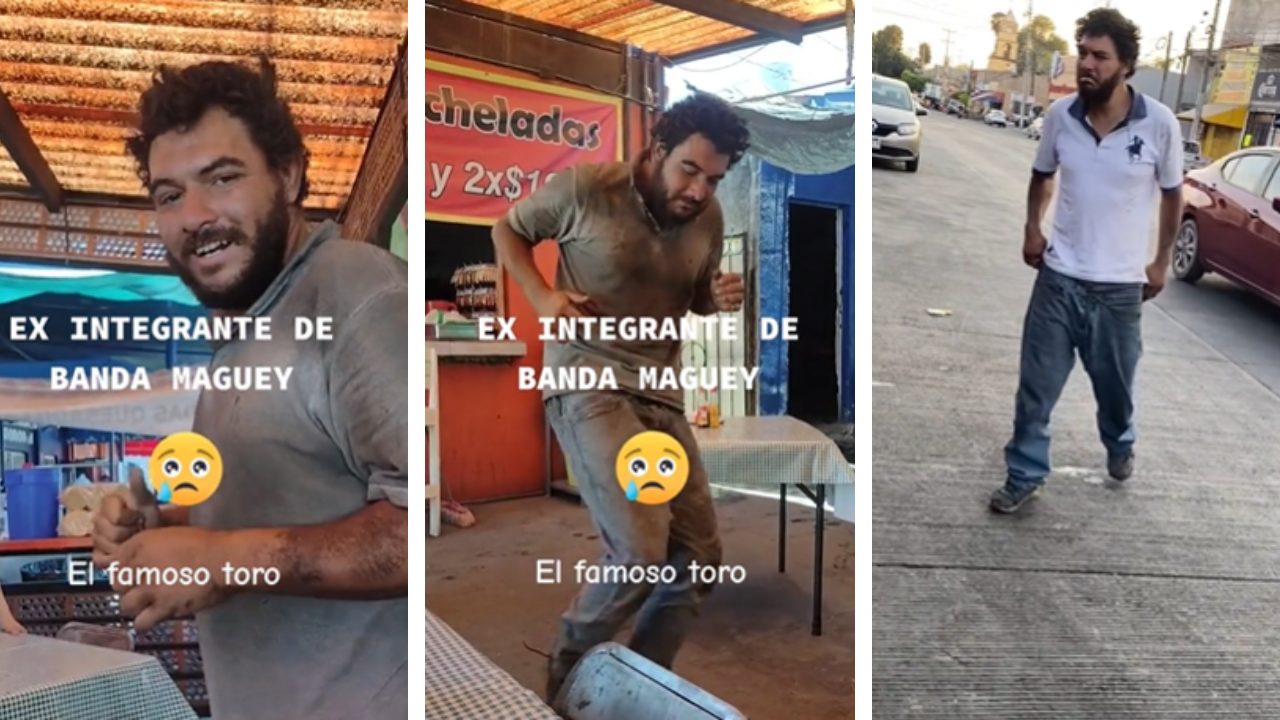 Un hombre que vive en situación de calle se viralizó, pues lo identifican como "El Toro", supuesto exintegrante de Banda Maguey