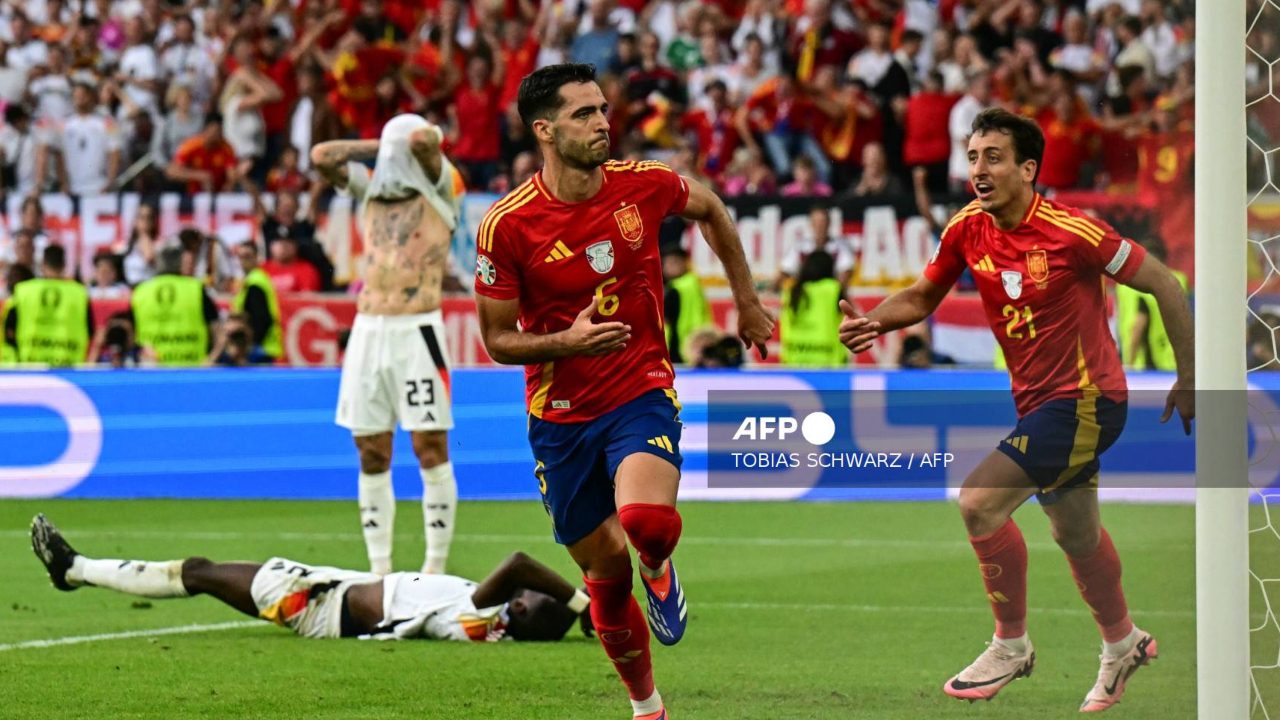 Cuando parecía que el partido entre España y Alemania se iba a penales, apareció Mikel Merino para anotar el 2-1 en tiempos extra