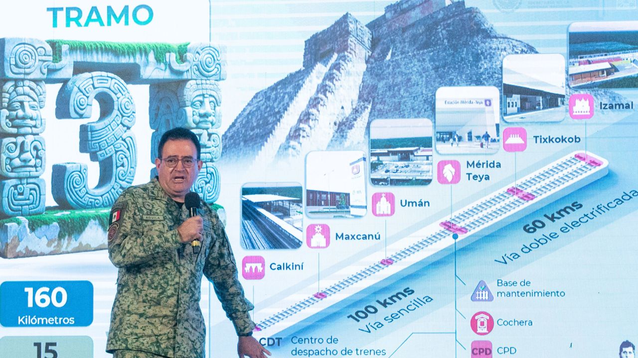 Mañanera. Óscar David Lozano Águila, director del Tren Maya detalló que alrededor de 277 mil pasajeros han viajado en el Jaguar Rodante.