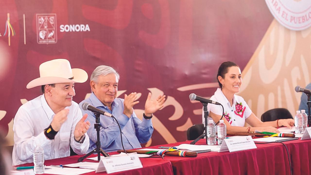 Sonora. El gobernador agradeció el respaldo del presidente López Obrador y de la virtual presidenta, Claudia Sheinbaum