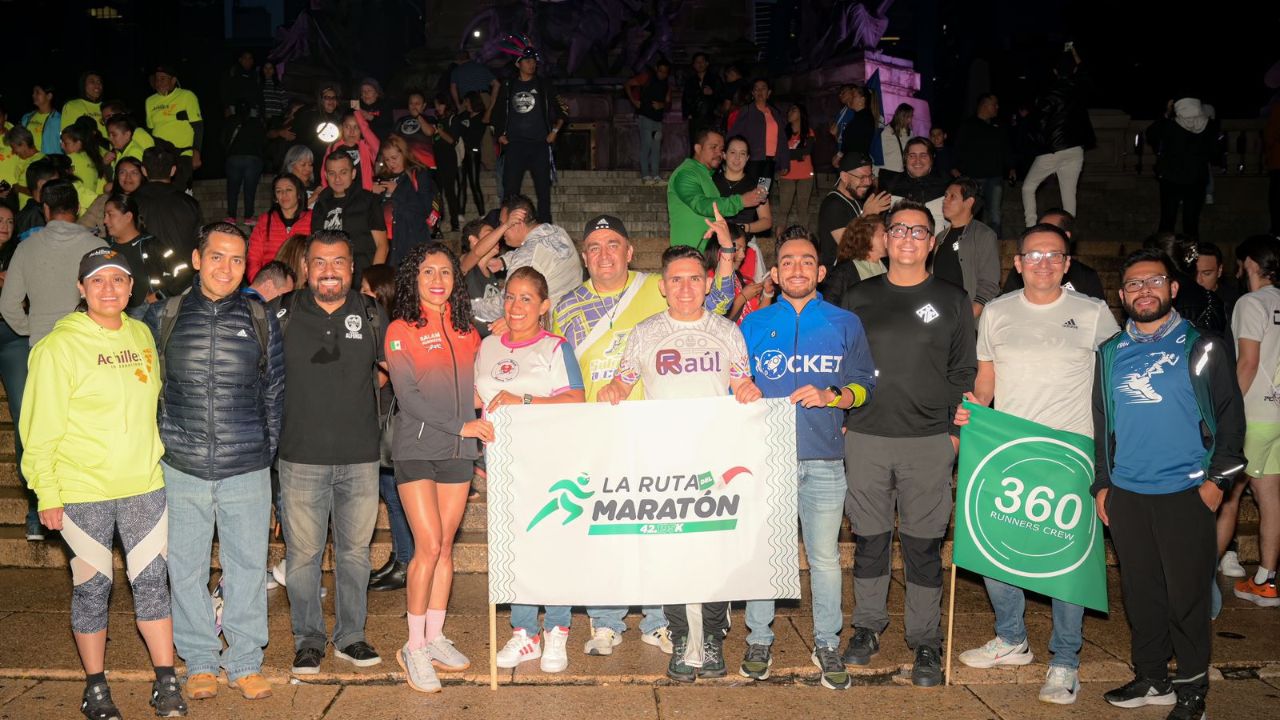 más de 25 equipos se organizan para preparar a los atletas que participarán por primera vez en el Maratón de la Ciudad de México