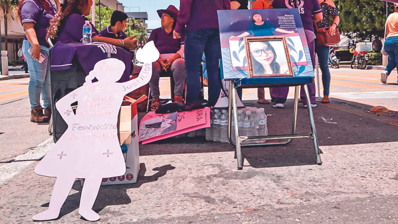 INDIGNACIÓN. Madres de víctimas de feminicidio en Chiapas no cesan en su lucha por obtener justicia para sus hijas.