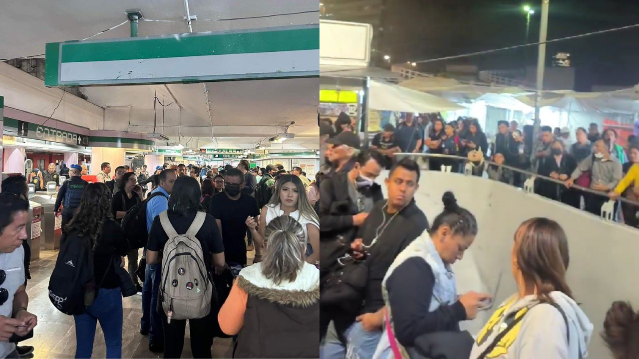 Desalojan a usuarios para rescatar a sujeto que se arrojó a vías del Metro en la estación Buenavista