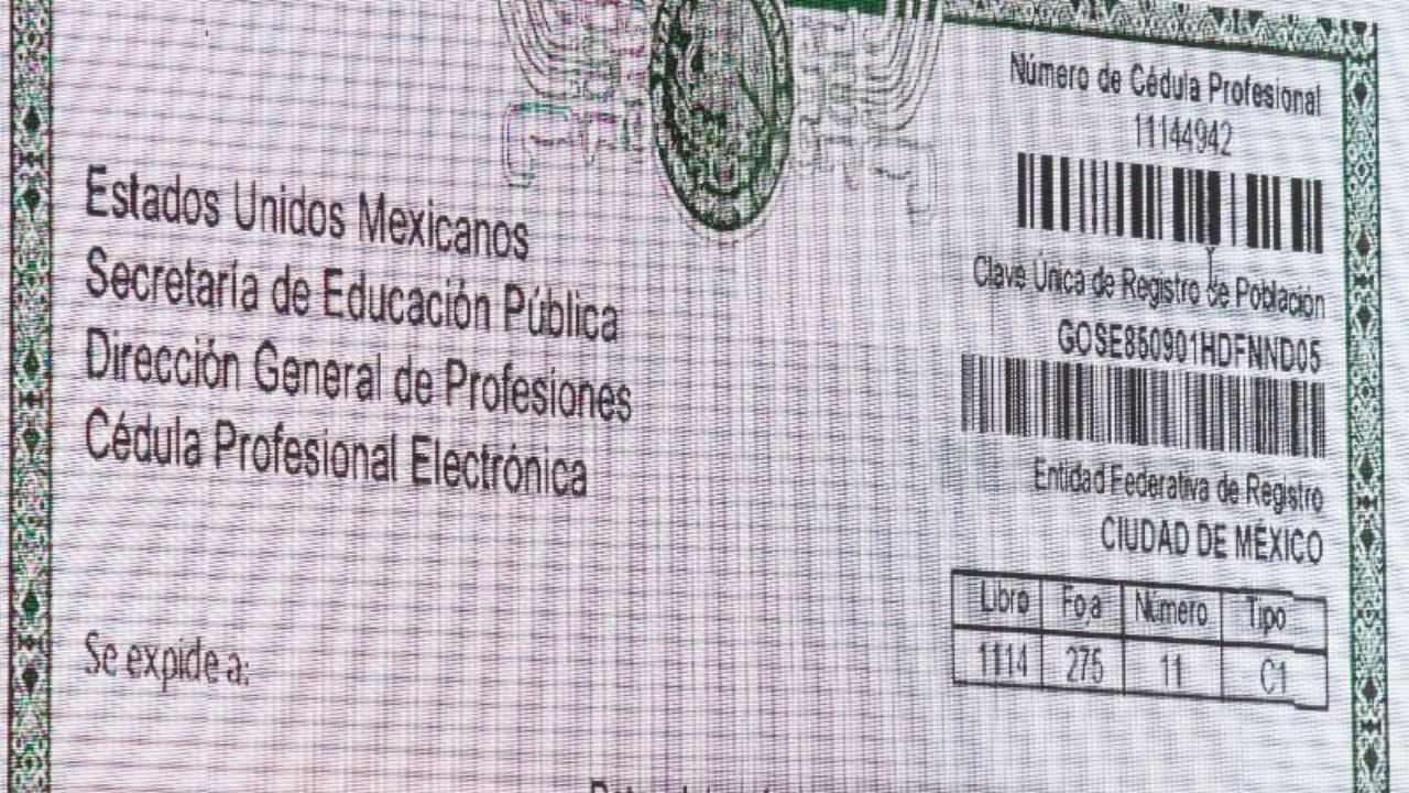 Estos son los requisitos para tramitar tu cédula profesional