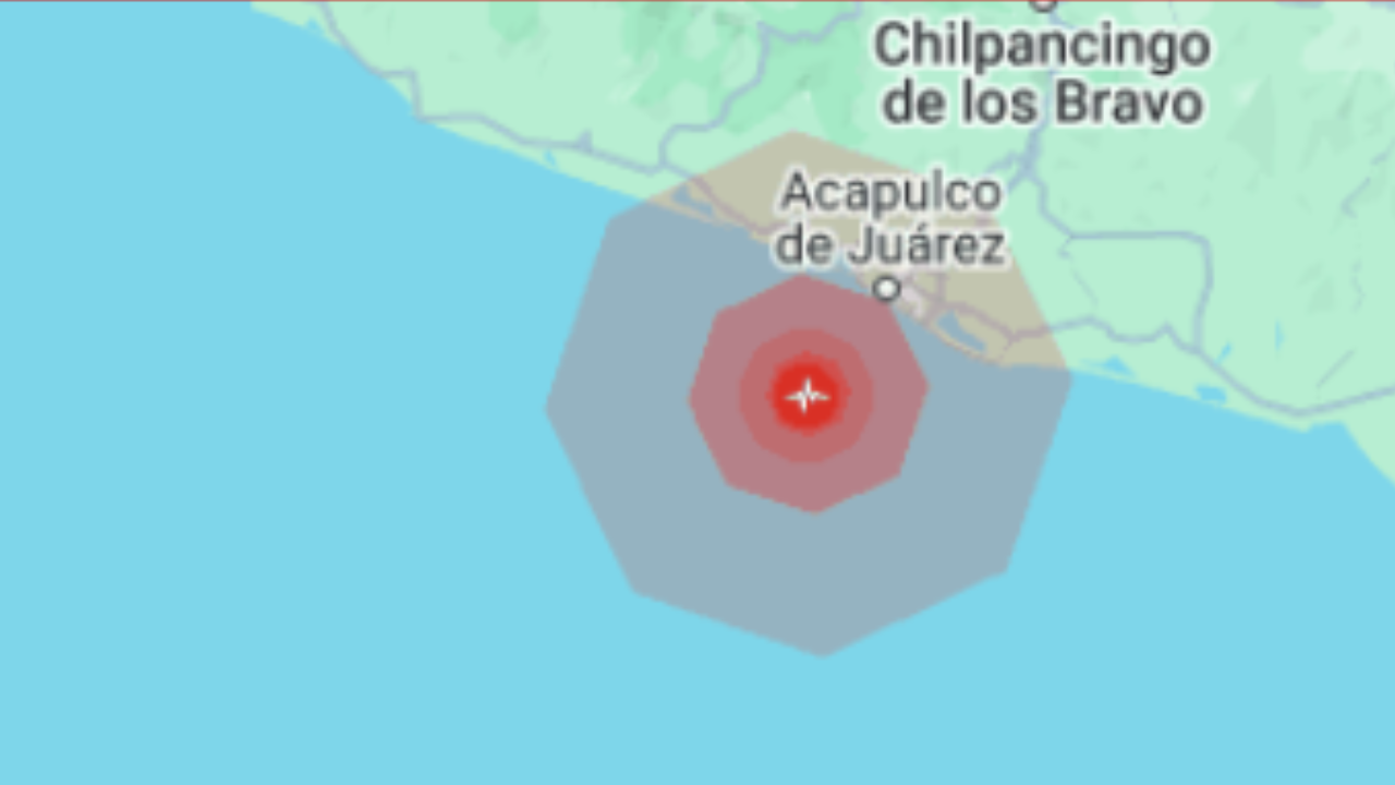 Se registró un leve sismo en Acapulco