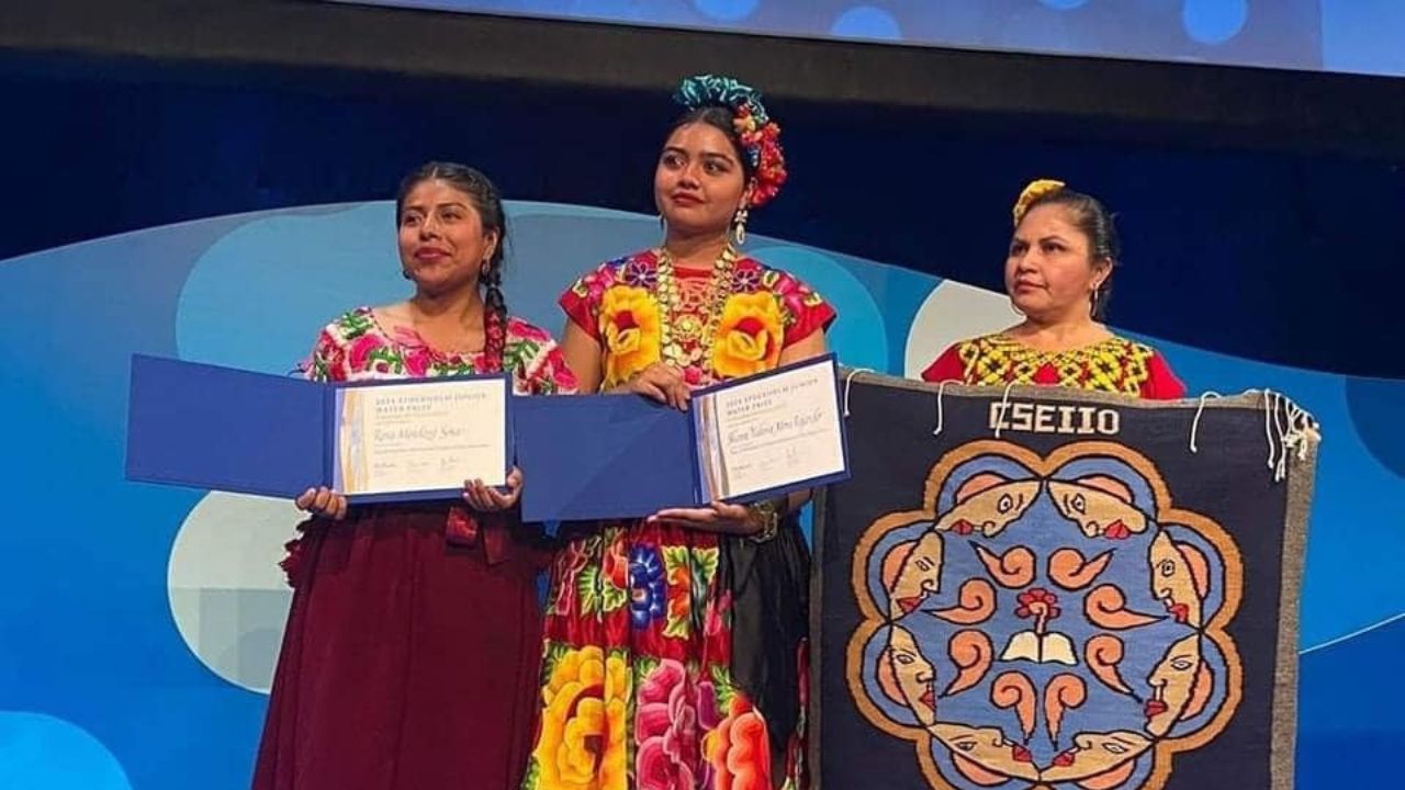 Premian en Suecia a dos jóvenes oaxaqueñas por proyecto de agua