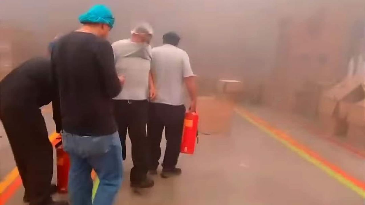 Reportan explosión e incendio en una fábrica en Tizayuca; habría dos heridos