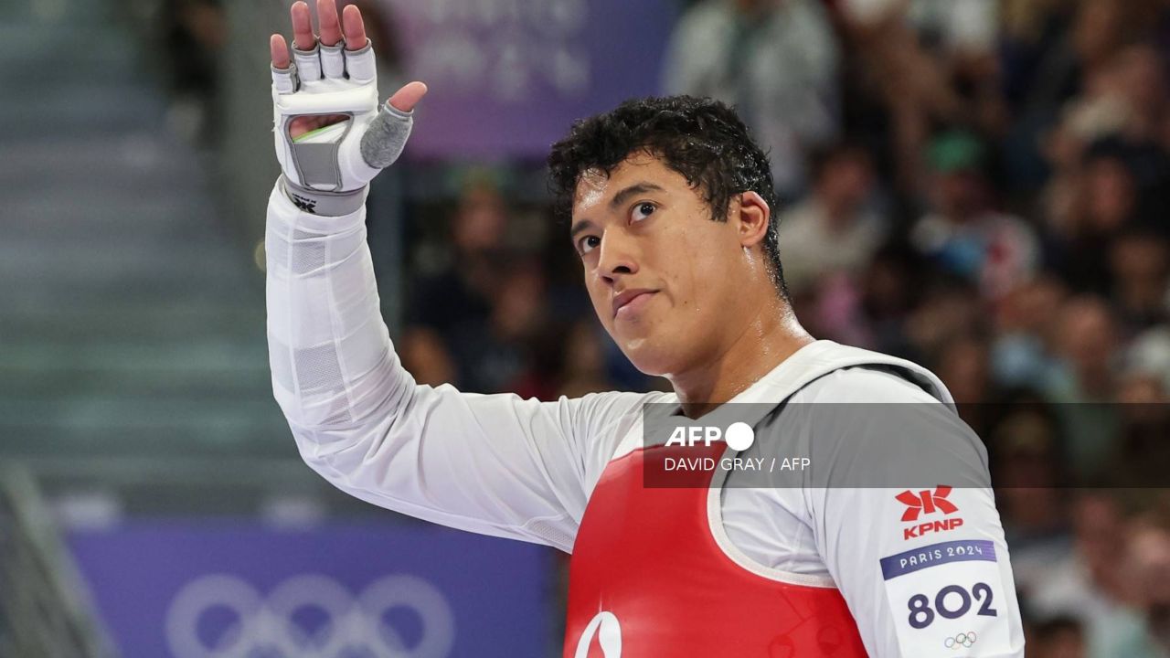 El taekwondoín mexicano, Carlos Sansores, se quedó a nada de llevarse la medalla de bronce en Taekwondo, en París 2024.