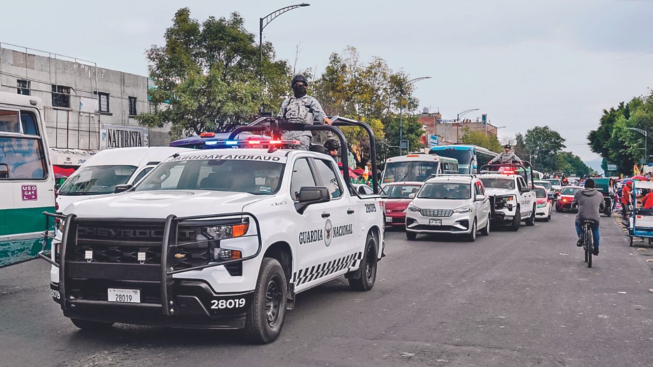 REPORTE. Elementos de la Guardia Nacional están desplegados en todo el país.