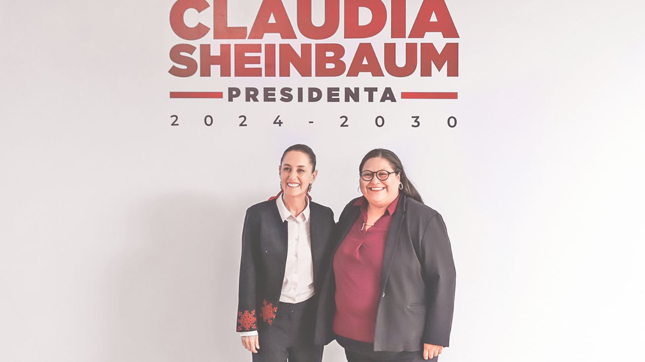 Nombramiento. La presidenta electa, Claudia Sheinbaum y Citlalli Hernández, futura titular de la Secretaría de las Mujeres.