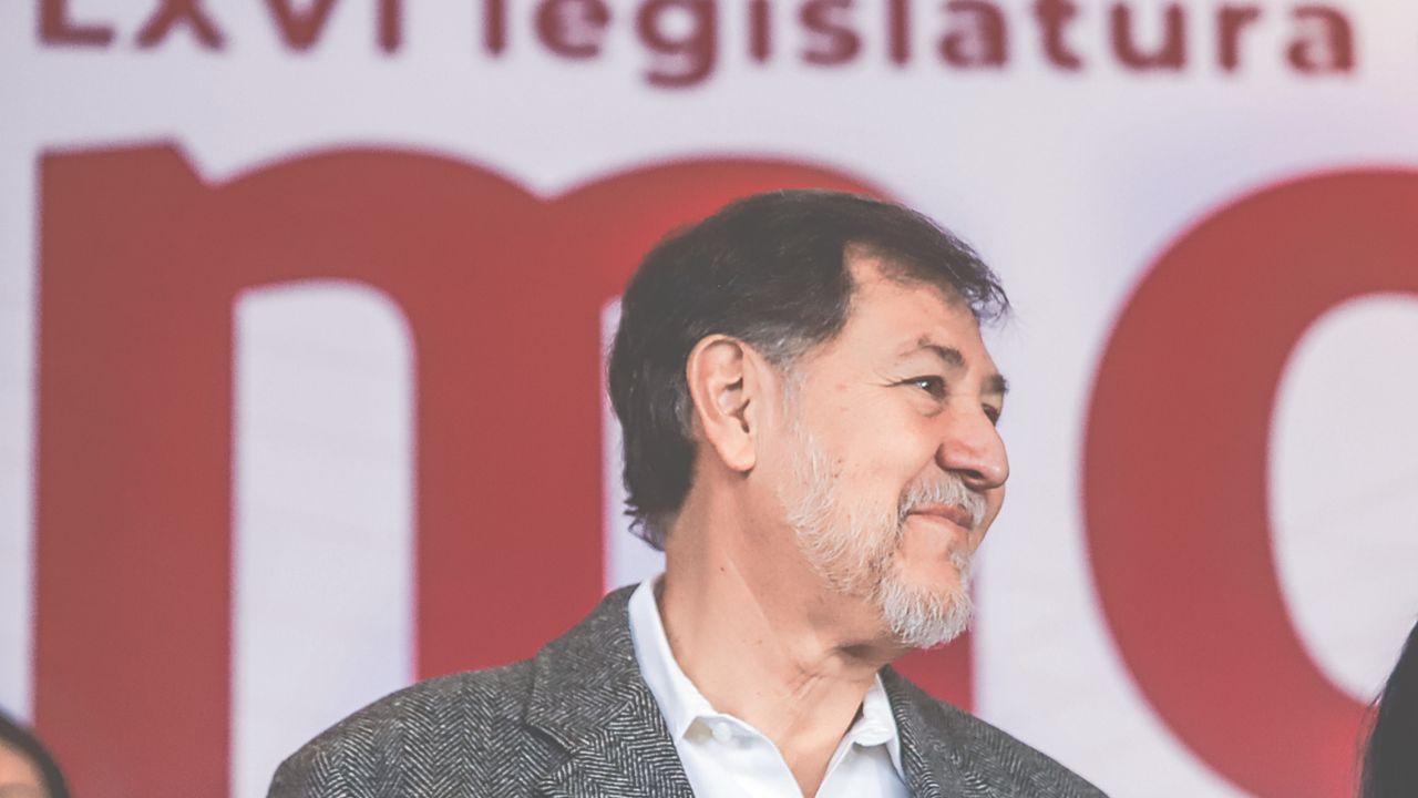 Designación. Gerardo Fernández Noroña, fue nombrado el próximo presidente del Senado, durante la Plenaria de Morena.