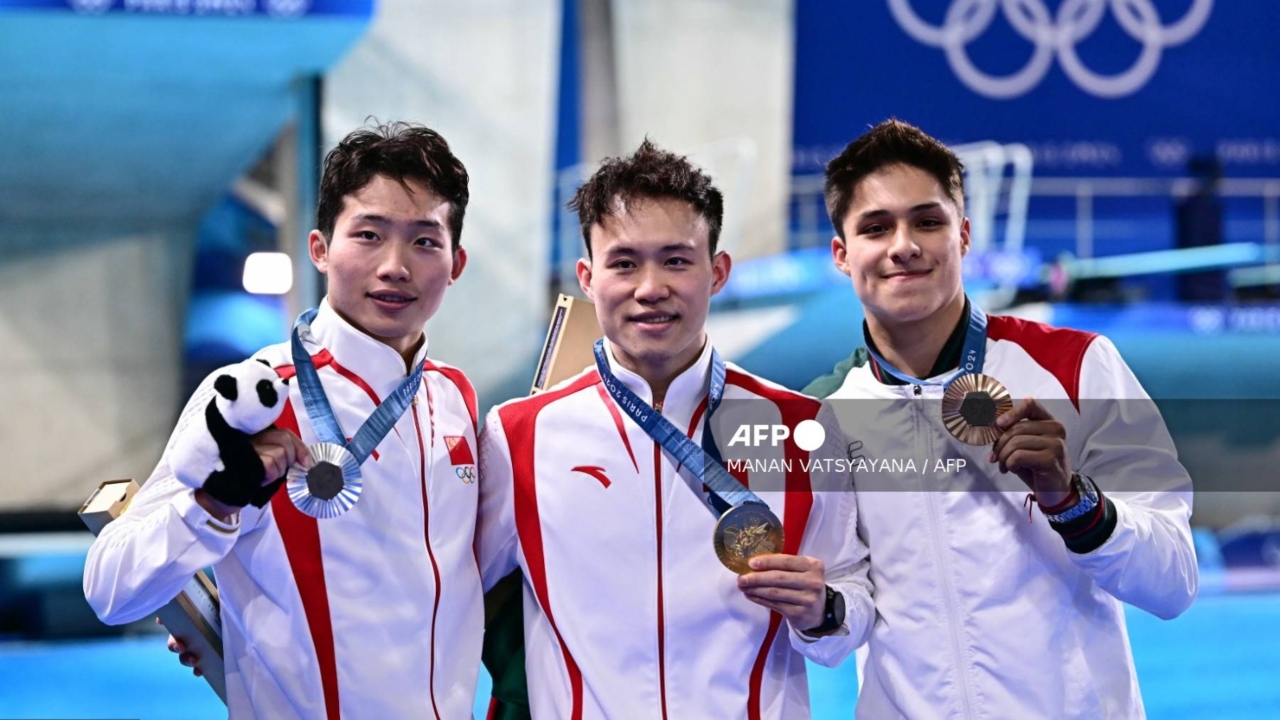 Foto: AFP/ Osmar Olvera, gana su segunda medalla en los Juegos Olímpicos París 2024, con una medalla de bronce