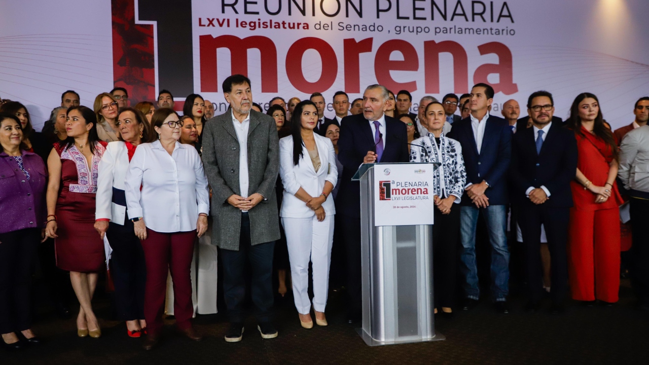 Foto: Miguel Martínez/ Sabino Herrera, y Araceli Saucedo, se integran a Morena