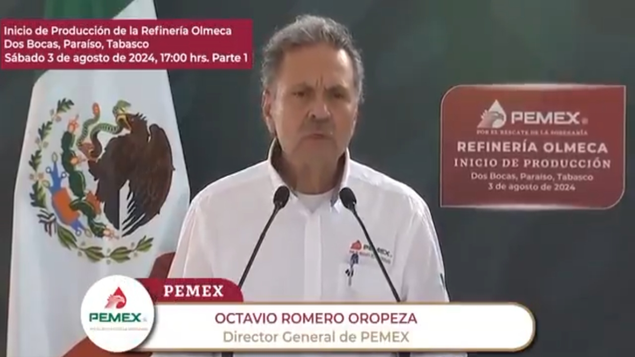 Foto: Captura de pantalla/ Petróleos Mexicanas (Pemex) desarrolló 54 nuevos campos, 575% más que en la administración pasado donde sólo avanzaron ocho unidades