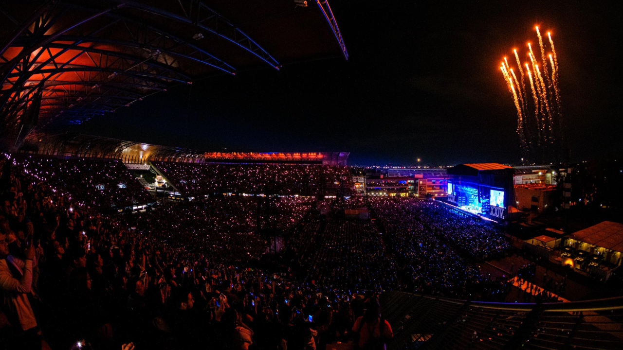 Foto: Estadio GNP/ $2 detenidos durante concierto de Bruno Mars