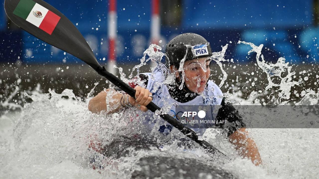 La mexicana Sofía Reinoso quedó eliminada este domingo de la prueba kayak cross, de la modalidad de Piragüismo slalom, en París 2024.