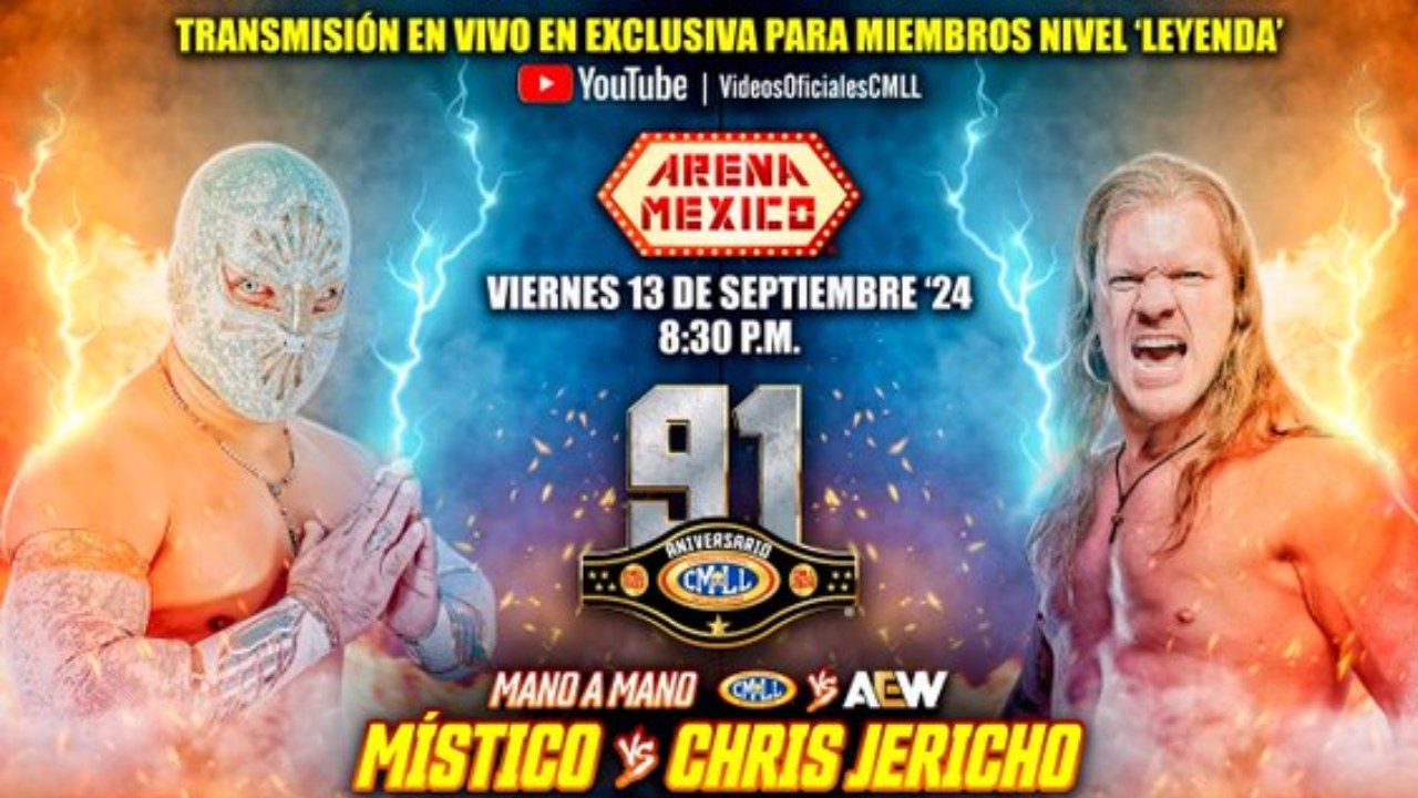 Este próximo viernes 13 de septiembre, el CMLL realizará su 91 aniversario en el legendario recinto de la Arena México