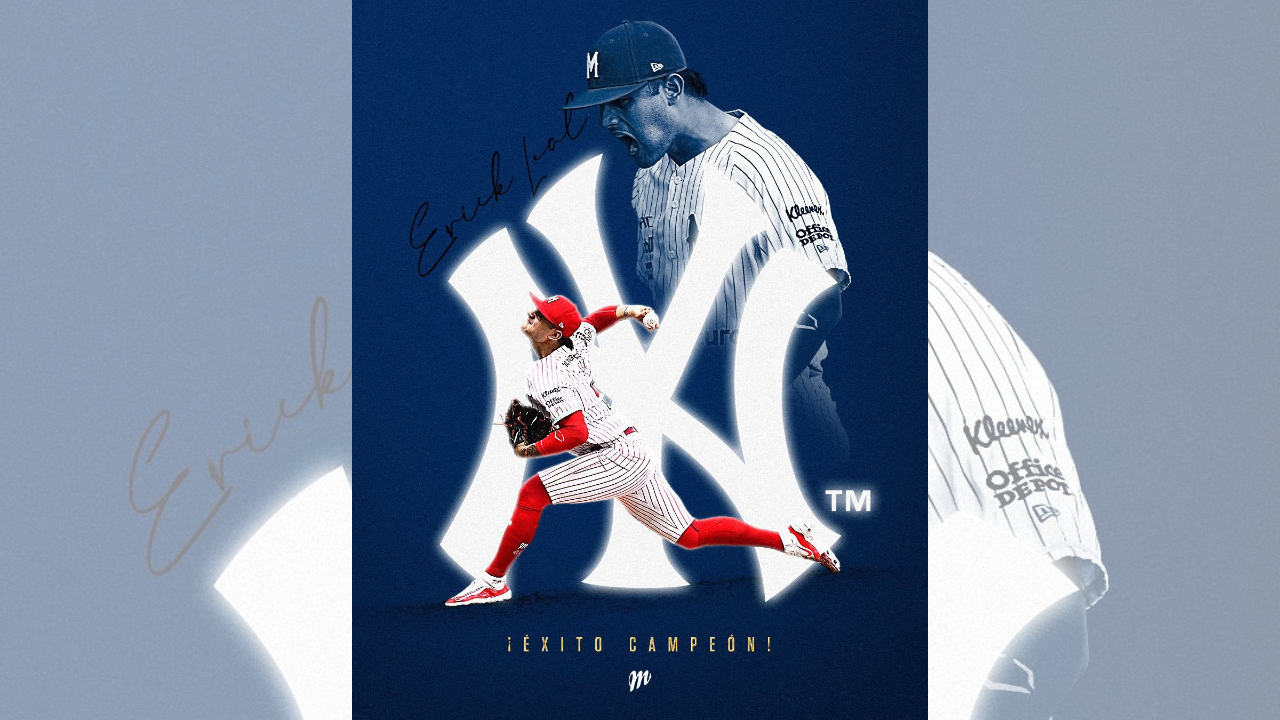 El serpentinero venezolano Erick Leal firmó con los Yankees de Nueva York tras una temporada exitosa con los Diablos Rojos del México.