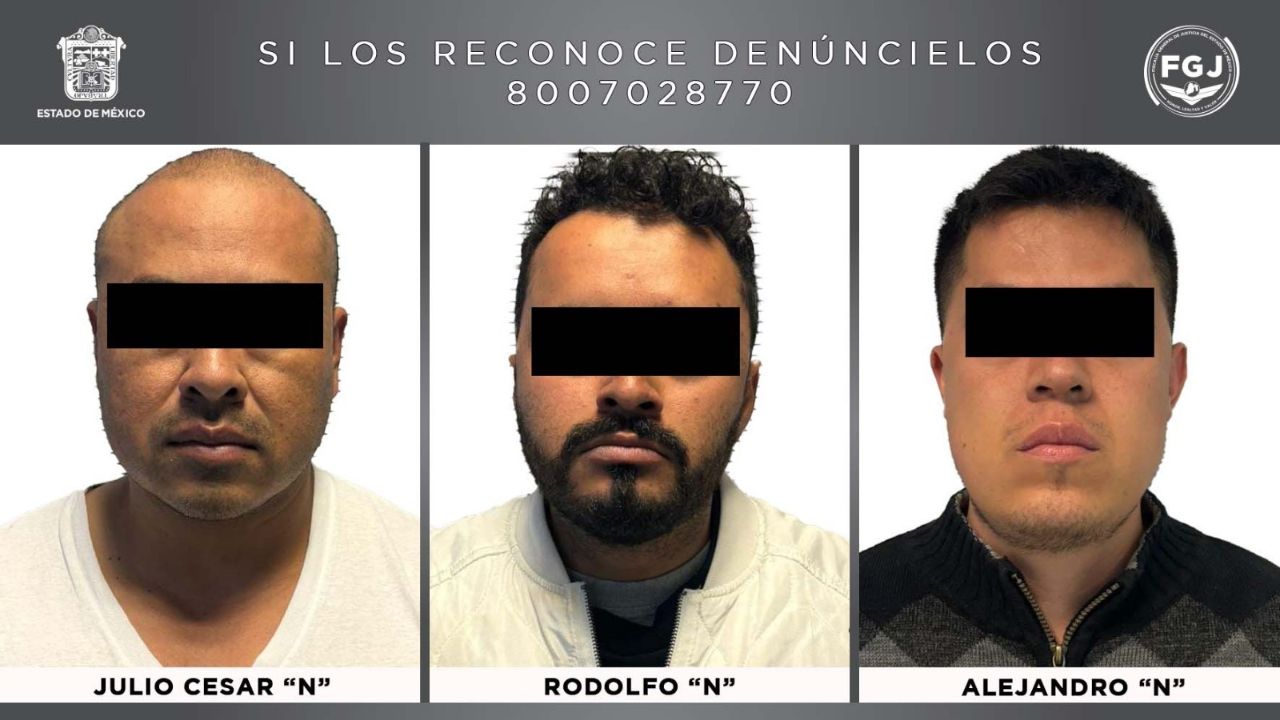 Detienen a tres policías de la FGJEM por presuntamente robar 9 millones de pesos