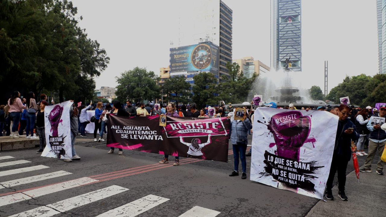 Foto: Gabriela Esquivel | Habitantes de la alcaldía Cuauhtémoc reclamaron la decisión del Tribunal de anular la elección.